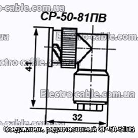 Соединитель радиочастотный СР-50-81ПВ - фотография № 1.