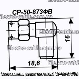 Соединитель радиочастотный СР-50-873ФВ - фотография № 1.