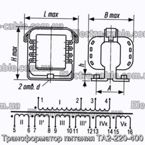 Трансформатор питания ТА2-220-400 - фотография № 1.