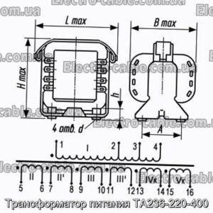 Трансформатор потужності TA236-220-400-PHOTO № 1.