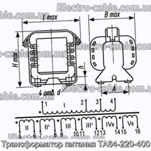 Силовий трансформатор TA64-220-400-Фотографія № 1.