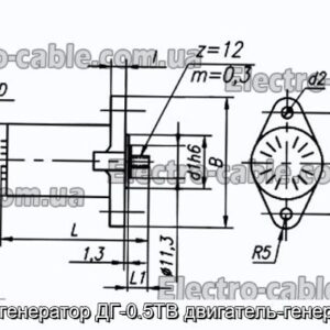 Тахогенератор ДГ-0.5ТВ двигатель-генератор - фотография № 1.