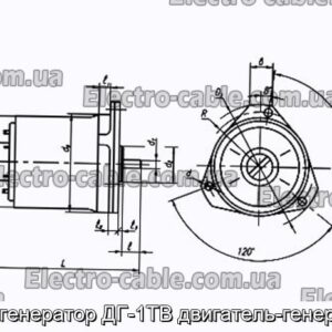 Тахогенератор ДГ-1ТВ двигатель-генератор - фотография № 1.