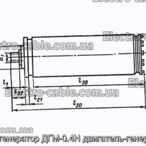 Тахогенератор ДГМ-0.4Н двигатель-генератор - фотография № 1.