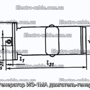 Тахогенератор ИЭ-1МА двигатель-генератор - фотография № 1.