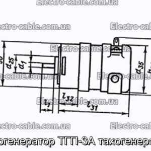 Тахогенератор ТГП-3А тахогенератор - фотография № 1.