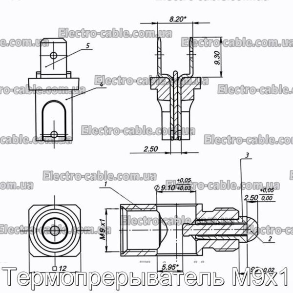 Термопереривник М9х1 – фотографія №1.