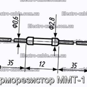 Терморезистор ММТ-1 1К - фотография № 1.