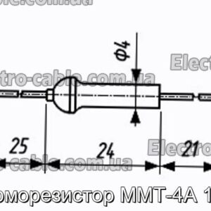 Терморезистор ММТ-4А 1.5К - фотография № 1.