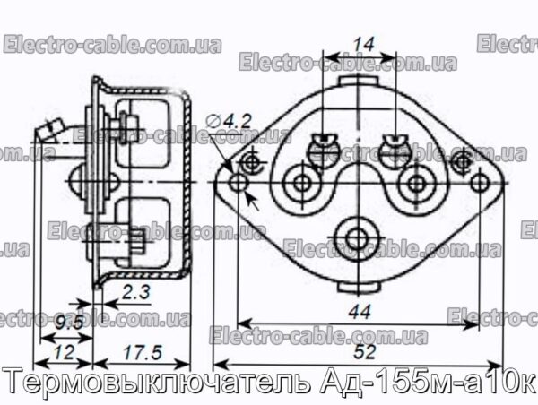 Термовыключатель Ад-155м-а10к - фотография № 4.