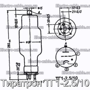 Тиратрон ТГ1-2.5/10 - фотография № 1.