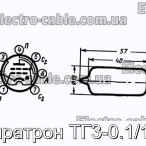 Тиратрон ТГ3-0.1/1.3 - фотография № 1.