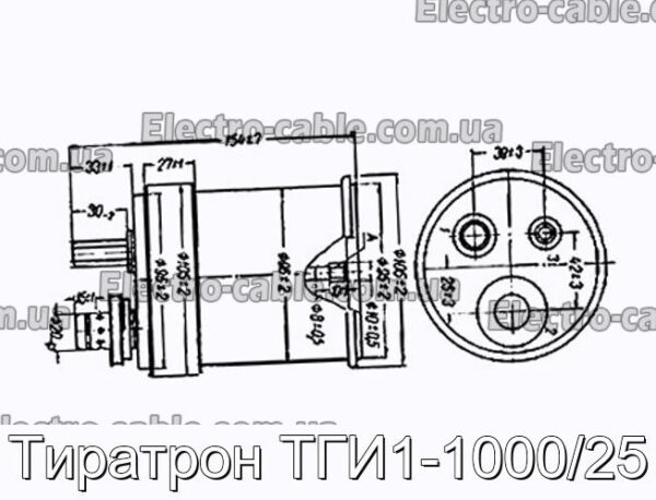 Тиратрон ТГІ1-1000/25 – фотографія №1.