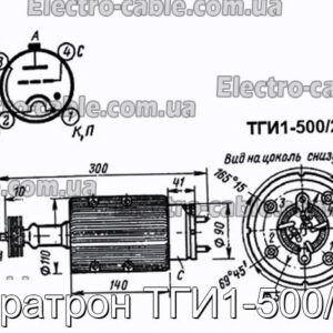 Тиратрон ТГІ1-500/20 – фотографія №1.