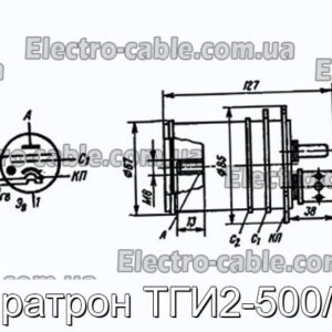 Тиратрон ТГИ2-500/20 - фотография № 1.