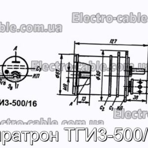 Тиратрон ТГИ3-500/16 - фотография № 1.