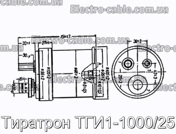 Тиратрон ТГИ1-1000/25 - фотография № 1.