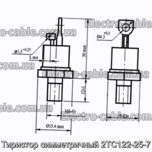 Тиристор симметричный 2ТС122-25-7 - фотография № 1.