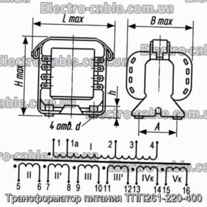 Трансформатор потужності TPP261-220-400-PHOTO № 1.