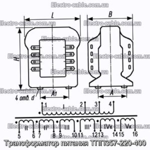 Трансформатор потужності TPP357-220-400-Фотографія № 1.