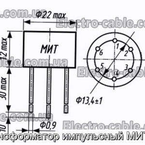 Трансформатор импульсный МИТ-2В - фотография № 1.