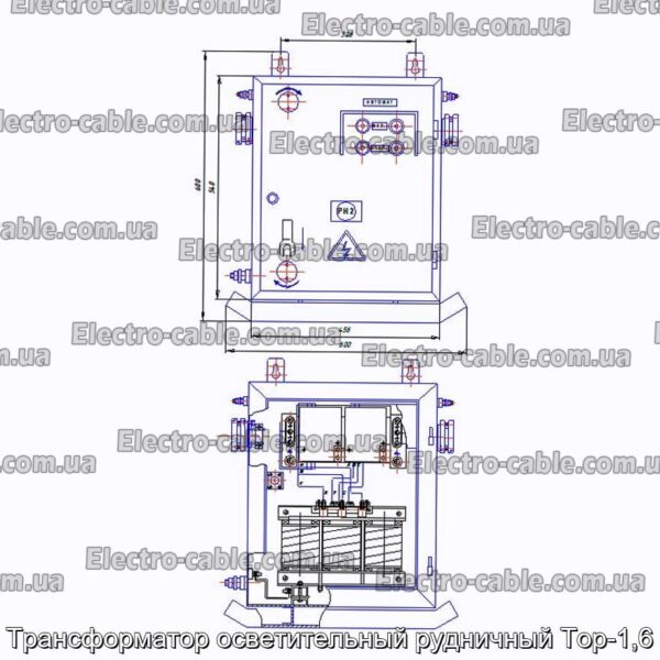 Трансформатор осветительный рудничный Тор-1,6 - фотография № 1.
