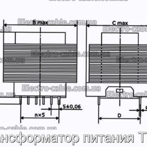 Трансформатор питания Тш-6 - фотография № 1.