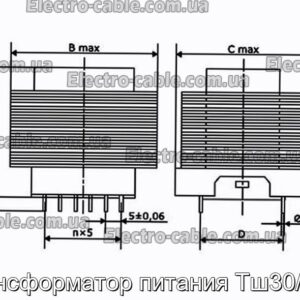 Трансформатор питания Тш30/18,5 - фотография № 1.