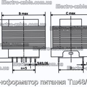 Трансформатор питания Тш48/12,5 - фотография № 2.