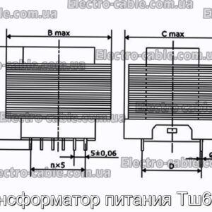 Трансформатор питания Тш60/16 - фотография № 2.