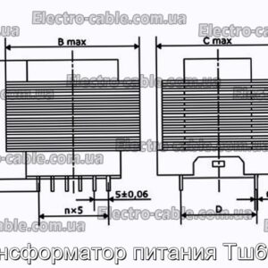 Трансформатор питания Тш60/30 - фотография № 1.