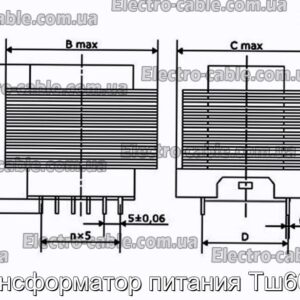 Трансформатор питания Тш60/35 - фотография № 1.