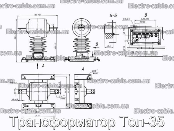 Трансформатор Тол-35 - фотографія №3.