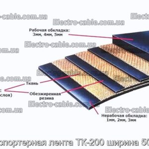 Транспортерная лента ТК-200 ширина 500 мм - фотография № 2.