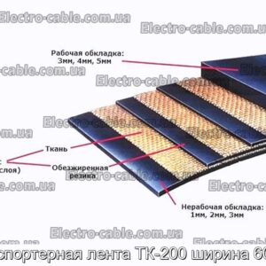 Транспортерная лента ТК-200 ширина 600 мм - фотография № 2.