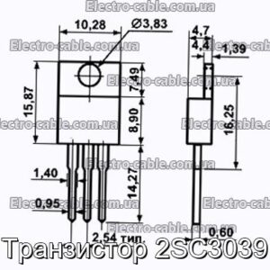 Транзистор 2SC3039 - фотографія №1.