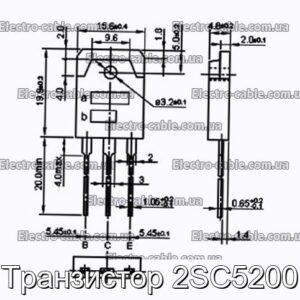 Транзистор 2SC5200 - фотографія №1.