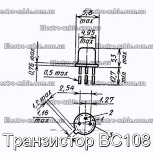 Транзистор BC108 – фотографія №1.