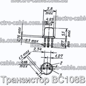 Транзистор BC108B – фотографія №1.