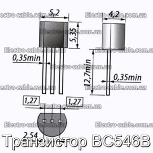 Транзистор BC546B - фотографія №1.