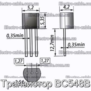 Транзистор BC548B - фотографія №1.