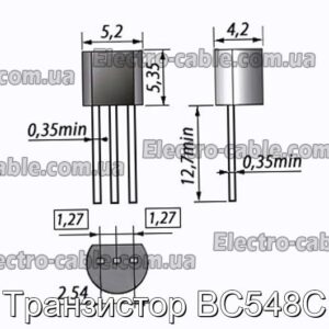 Транзистор BC548C - фотографія №1.