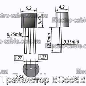 Транзистор BC556B - фотографія №1.