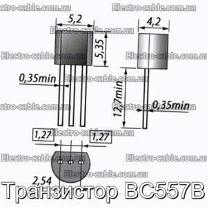 Транзистор BC557B - фотографія №1.