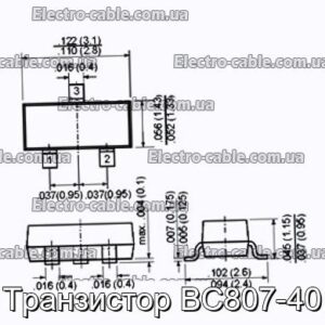 Транзистор BC807-40 - фотография № 1.