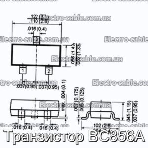 Транзистор BC856A - фотография № 1.