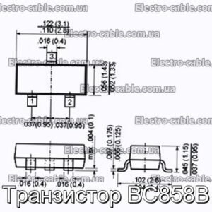 Транзистор BC858B - фотография № 1.