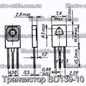 Транзистор BD139-10 - фотография № 1.