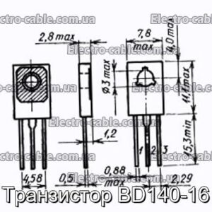 Транзистор BD140-16 - фотография № 1.