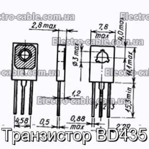 Транзистор BD435 - фотография № 1.